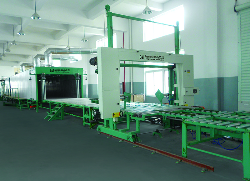 Automatic Continuous Foaming Machine Sponge Foaming Producted Line Machine For Mattress