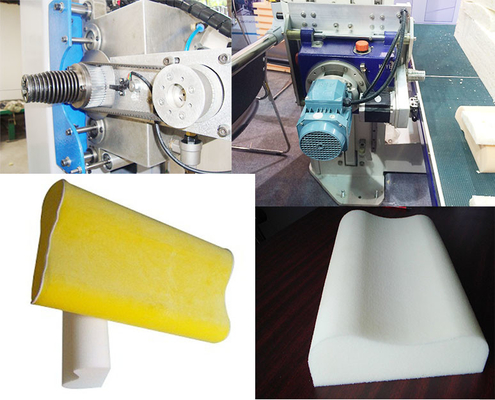 Máy cắt lưỡi dao động bằng bọt biển Polyurethane Ngang 6kw