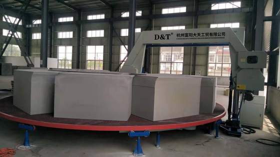 Máy cắt bọt biển ngang hình tròn cho bọt PU bốn lớp linh hoạt