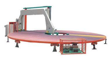 Vòng tròn ngang Sponge Máy cắt Đối Flixible PU, Máy cắt vuông Foam