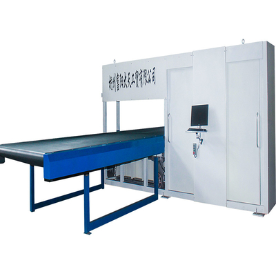 D&T Máy cắt đường viền quay vòng loại dọc PU Bọt cứng tốc độ cao