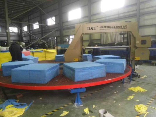 Máy cắt khối bọt Sponge Carousel Máy cắt Carousel ngang Máy tách Carousel