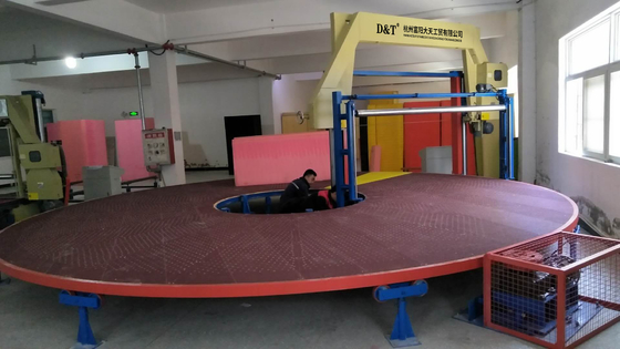 Máy cắt khối bọt Sponge Carousel Máy cắt Carousel ngang Máy tách Carousel
