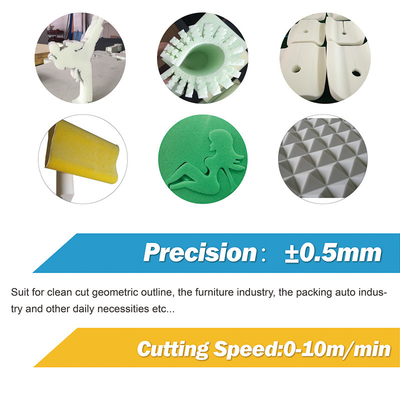 Máy cắt bọt hai lưỡi dao động CNC cho ngành công nghiệp cắt bọt mềm D&T