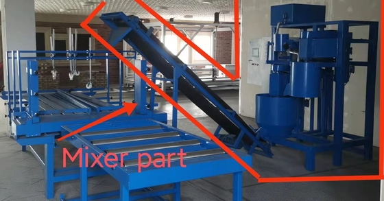 Máy tráng xi măng EPS cho trang trí phào chỉ xốp
