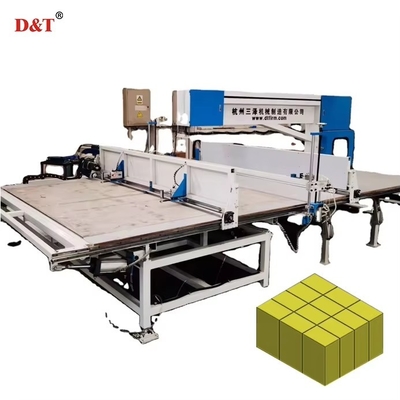 Máy cắt thẳng đứng tự động cho EVA / bông ngọc trai và Xốp với nền tảng làm việc đơn damper