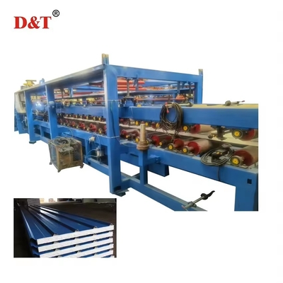 Máy tạo hình tấm sandwich EPS/Dây chuyền sản xuất ngói lợp mái Tấm thép màu cung cấp len đá tự động