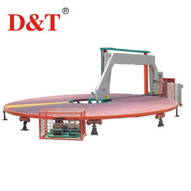 Máy cắt xốp hình tròn nằm ngang Máy cắt khối tự động