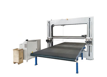 Máy cắt CNC bọt xốp PU hai lưỡi tự động ngang và dọc