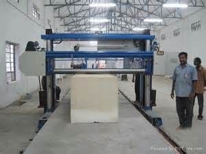 Ngang dài tấm Blade Cutter / Sheet Máy Foam cắt với đường sắt Hướng dẫn Sponge Cutter