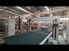 Tự động hai lưỡi máy cắt chân ngang và dọc PU bọt bọt CNC