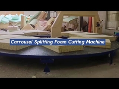 Máy cắt bọt biển hình tròn ngang cho PU linh hoạt, Máy cắt bọt hình vuông