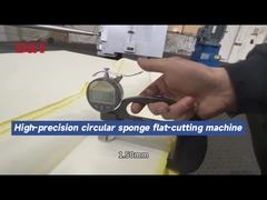 Máy cắt bọt hình tròn PU Digital, Circle Horizontal Cutter