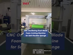 Máy cắt đường viền lưỡi dao hai dạng 2D dao động cho bọt bật