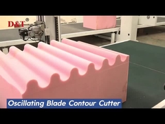 Máy cắt bọt biển tự động Cnc Latex Sponge Oscillating Blade Cutter
