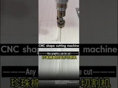 40m/Min bọt thẳng đứng CNC máy cắt bọt biển cắt hình dạng 2D